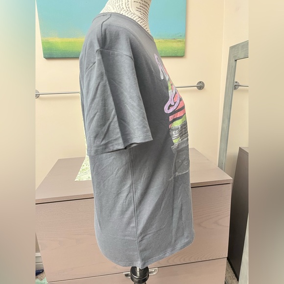 Women’s Ford Bronco T- Shirt Gray Green Short Sleeve Retro Graphic Tee 10/12 L - Picture 2 of 7